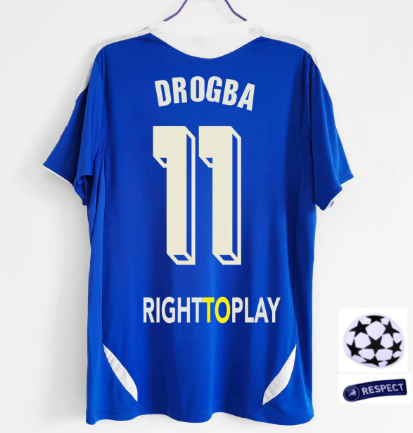 2011-12 Chelsea Home Shirt Drogba #11 Lampard #8