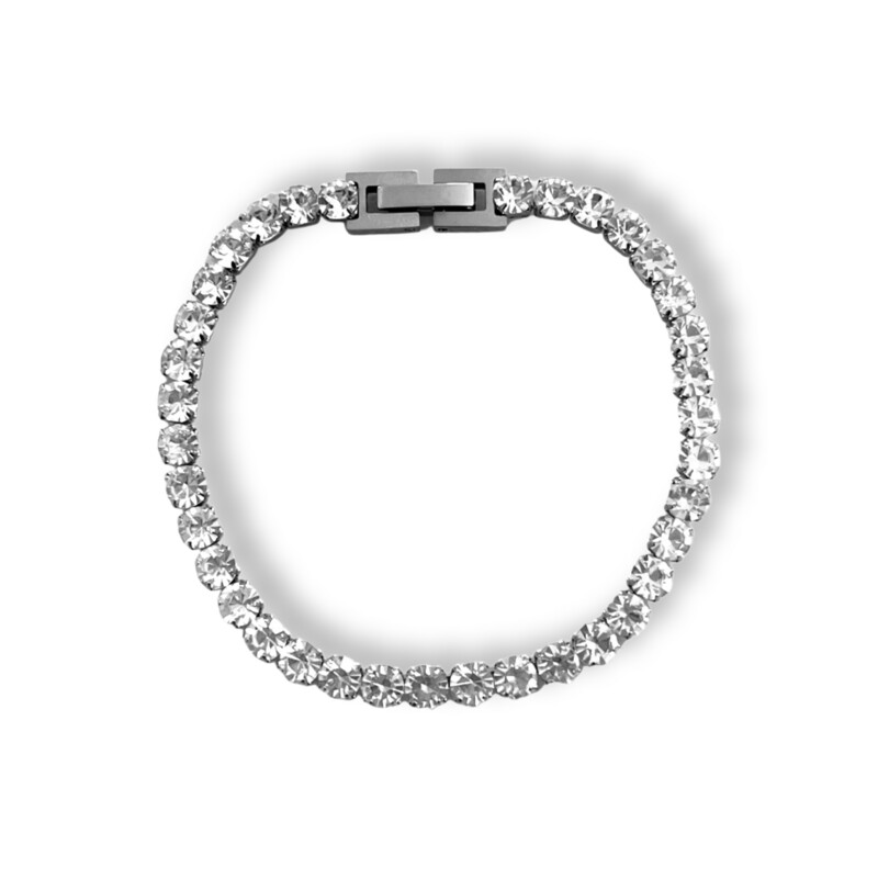 Celeste Tennis Armband Zilver - Dames