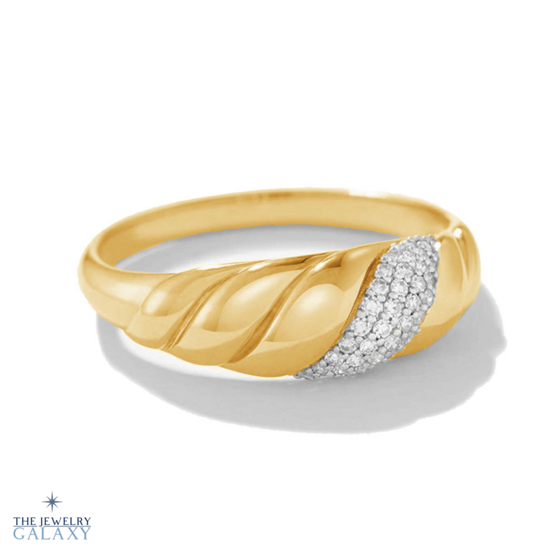 Leo Croissant Ring - Sterling Zilver S925 18K Goldplated