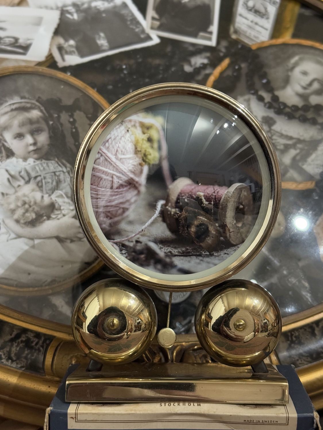 Réveil modéle unique &quot; Au fil du temps&quot;