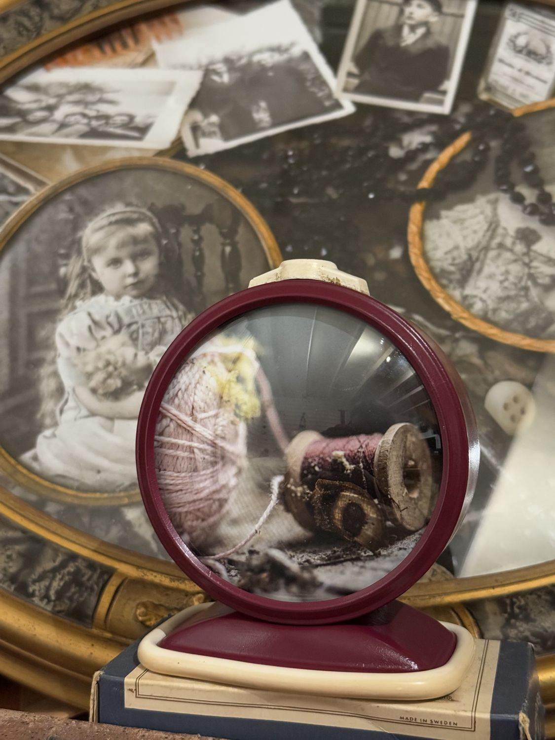 Réveil modéle unique &quot; Au fil du temps 2&quot;