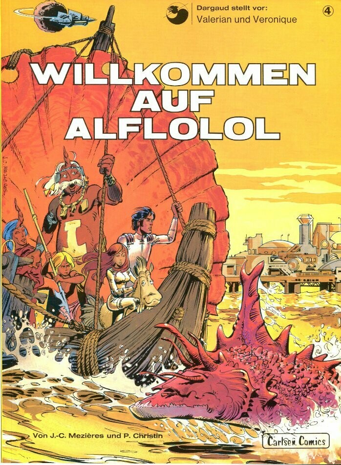 Valerian & Veronique 4 »Willkommen auf Alflolol« (Carlsen, 1. Aufl. 1979) Z. 1
