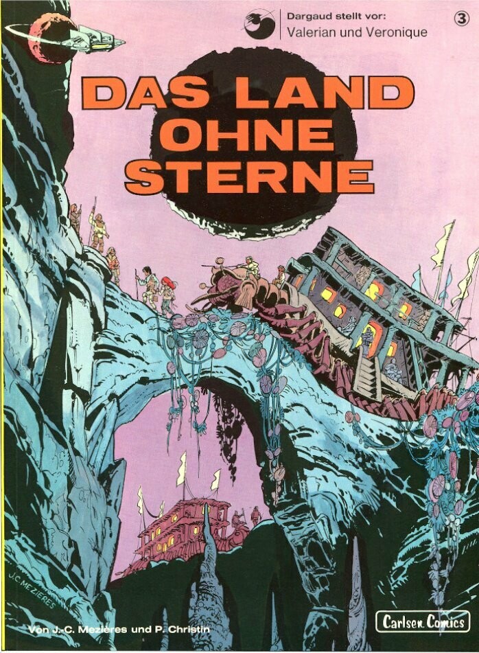 Valerian & Veronique 3 »Das Land ohne Sterne« (Carlsen, 1. Auflage 1979) Z. 1+
