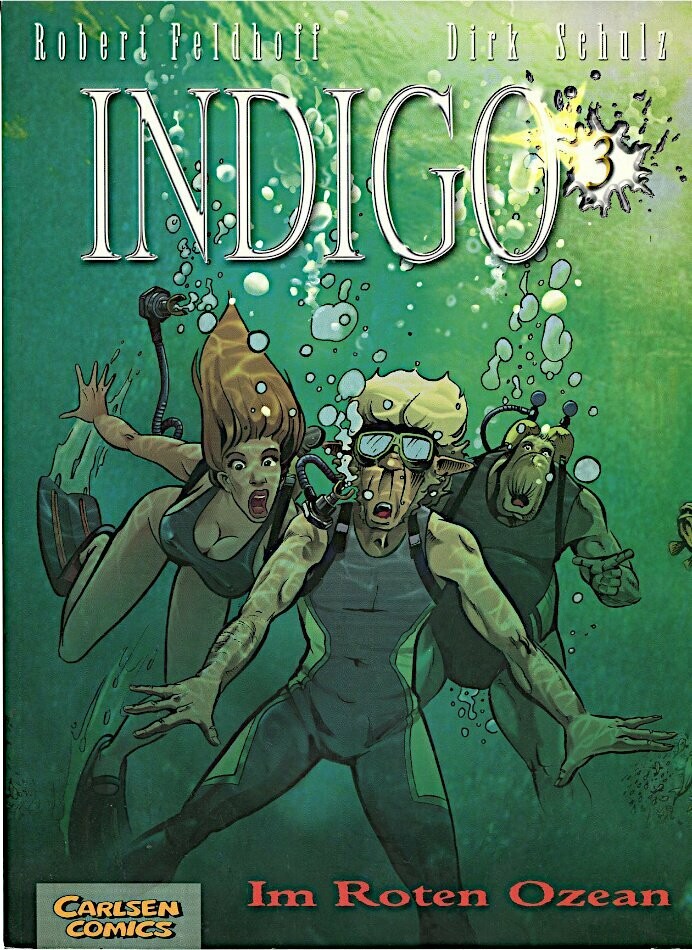 Indigo 3 »Im Roten Ozean« (Carlsen,  1. Aufl. 2001) Z. 1