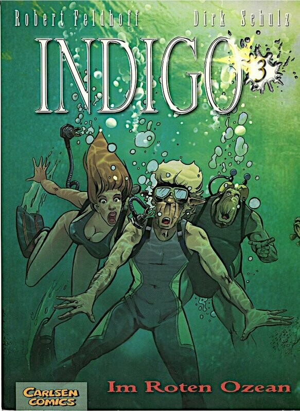 Indigo 3 »Im Roten Ozean« (Carlsen,  1. Aufl. 2001) Z. 1