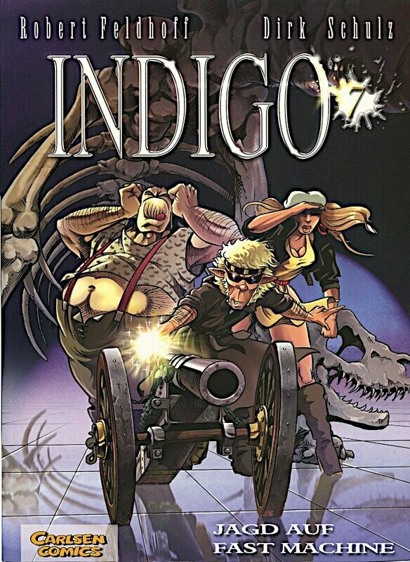 Indigo 7 »Jagd auf Fast Machine« (Carlsen,  1. Auflage 2001) Z. 0-1