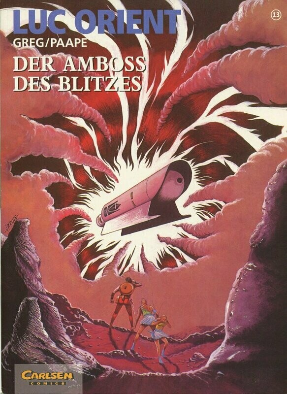 Luc Orient 13 »Der Amboss des Blitzes« (Carlsen, 1. Auflage 1998) Z. 1+