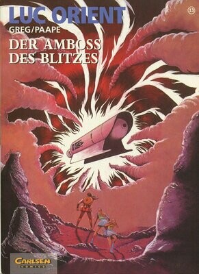 Luc Orient 13 »Der Amboss des Blitzes« (Carlsen, 1. Auflage 1998) Z. 1+
