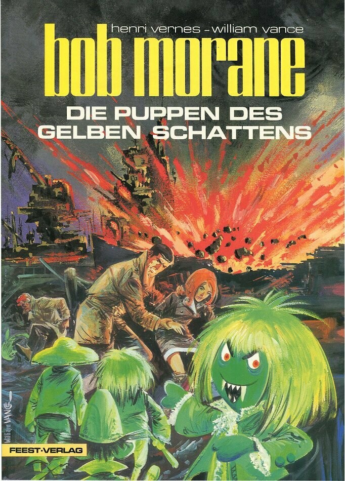 Bob Morane 2 (11) »Die Puppen des Gelben Schattens« (Feest,  1. Auflage 1989) Z. 0-1