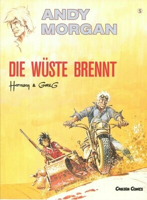 Andy Morgan 5 »Die Wüste brennt« (Carlsen, 1. Auflage 1987) Z. 0-1