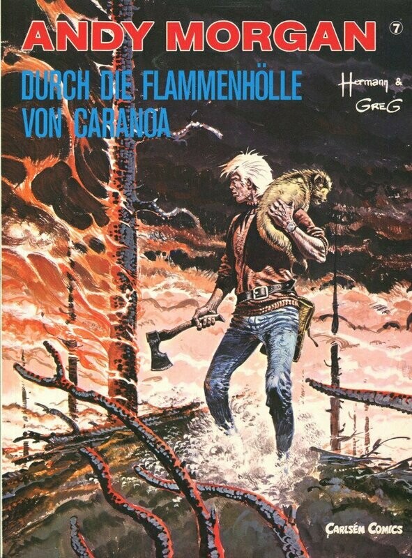Andy Morgan 7 »Durch die Flammenhölle von Caranoa« (Carlsen, 1. Auflage 1988) Z. 1