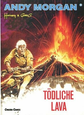 Andy Morgan 10 »Tödliche Lava« (Carlsen, 1. Auflage 1989) Z. 1+