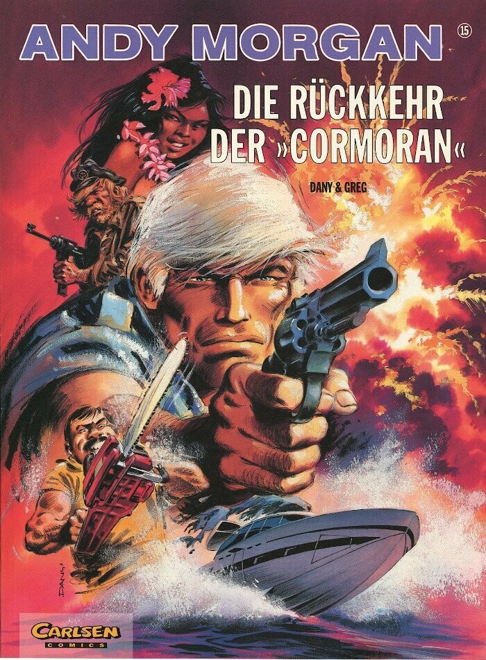 Andy Morgan 15 »Die Rückkehr der Cormoran« (Carlsen, 1. Auflage 1993) Z. 0-1