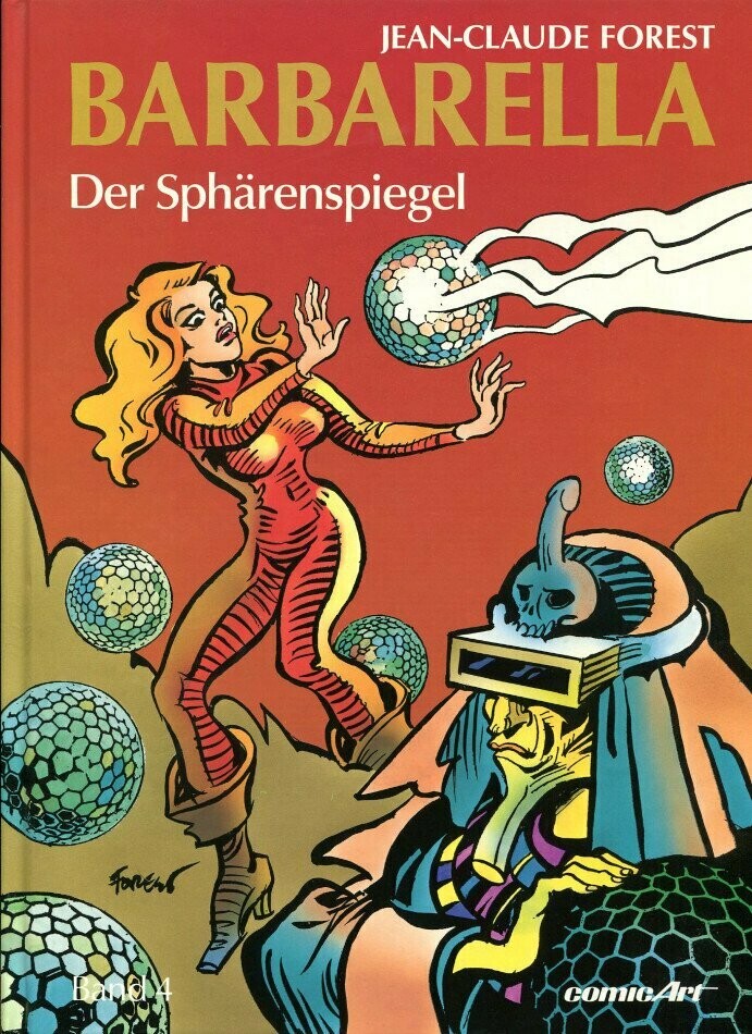 Barbarella 4 »Der Sphärenspiegel« (Hardcover, Carlsen,  1. Auflage 1992) Z. 1+