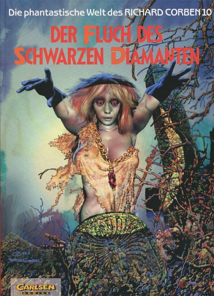 Richard Corben 10 »Der Fluch des schwarzen Diamanten« (limit. Hardcover, Carlsen, 1. Auflage 1994) Z. 0-1