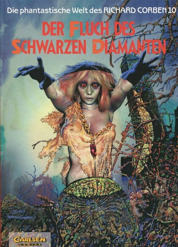 Richard Corben 10 »Der Fluch des schwarzen Diamanten« (limit. Hardcover, Carlsen, 1. Auflage 1994) Z. 0-1