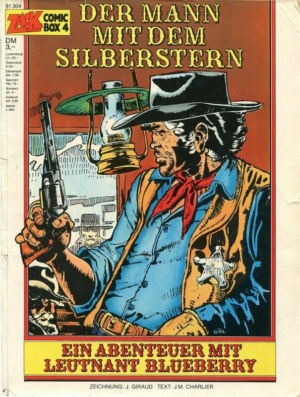 Leutnant Blueberry 6 »Der Mann mit dem Silberstern« (Koralle 1973) Z. 2-3