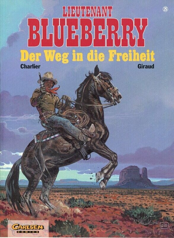 Leutnant Blueberry 25 (26) »Der Weg in die Freiheit« (Carlsen, 1. Auflage 1993) Z. 1+