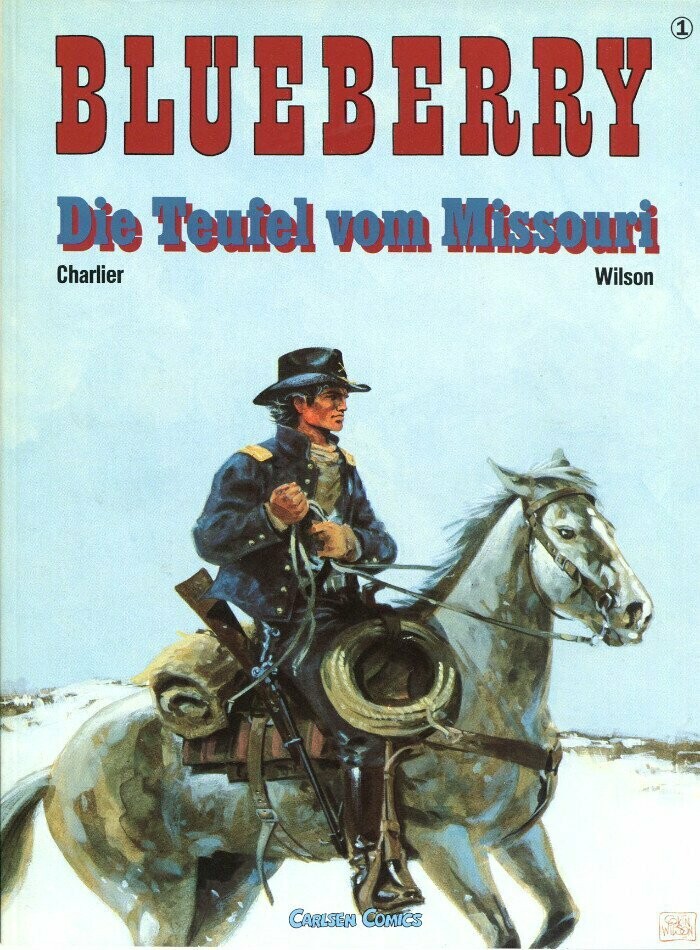 Blueberry 1 (25) »Die Jugend 4: Die Teufel von Missouri« (Carlsen, 1. Auflage 1990) Z. 1