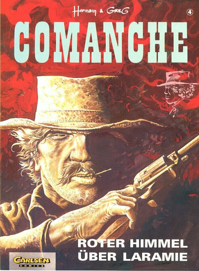 Comanche 4 »Roter Himmel über Laramie« (Carlsen, 1. Auflage 1993) Z. 1+