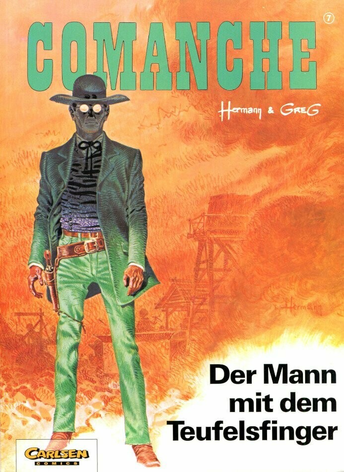 Comanche 7 »Der Mann mit dem Teufelsfinger« (Carlsen, 1. Auflage 1994) Z. 0-1
