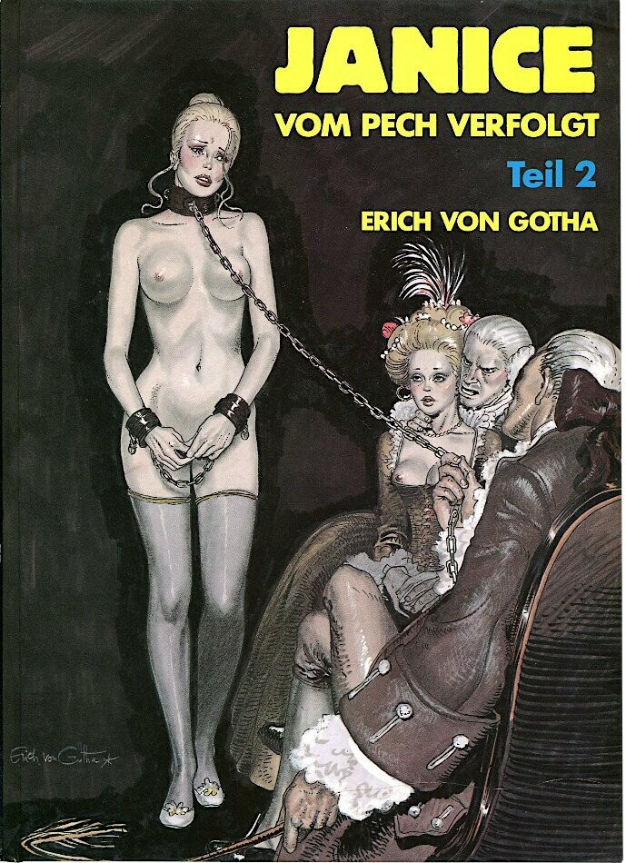 Erich von Götha: »Janice vom Pech verfolgt 2« (HC, Erstausgabe, Hofmann 1991) Z. 1-2