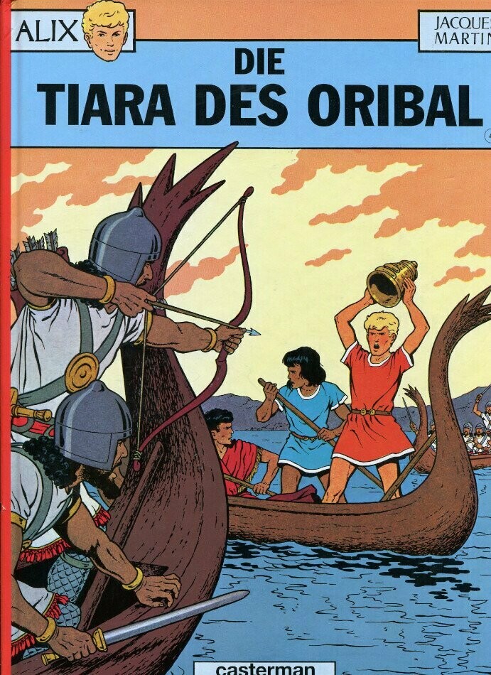 Alix 4 »Die Tiara des Oribal« (Hardcover, Casterman, 1. Auflage 1998) Z. 0-1