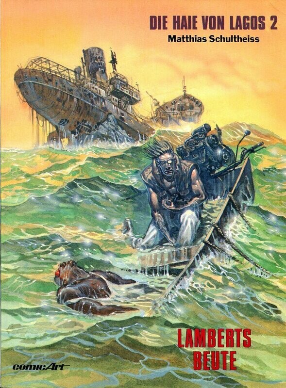 Die Haie von Lagos 2 »Lamberts Beute« (Carlsen, 1. Auflage 1988) Z. 1-2