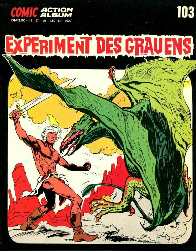 Andrax 1 »Experiment des Grauens« (Action Comic 103, Gevacur 1974) Z. 1
