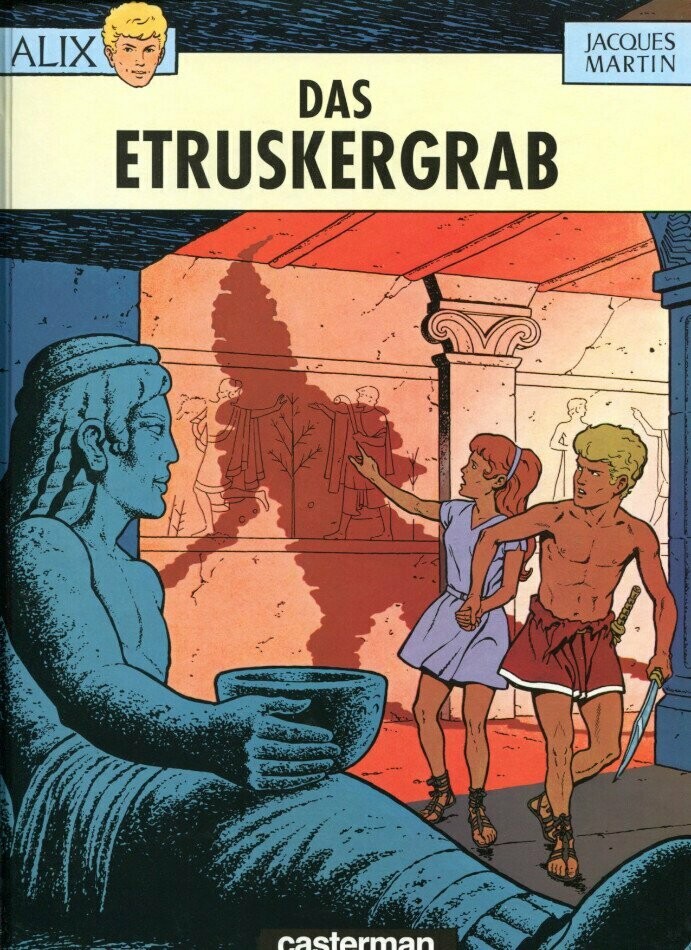 Alix 8 »Das Etruskergrab« (HC, Casterman, 1. Auflage 2001) Z. 0-1