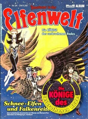 Abenteuer in der Elfenwelt 34 »Schnee-Elfen und Falkenreiter« (Bastei 1991) Z. 1+