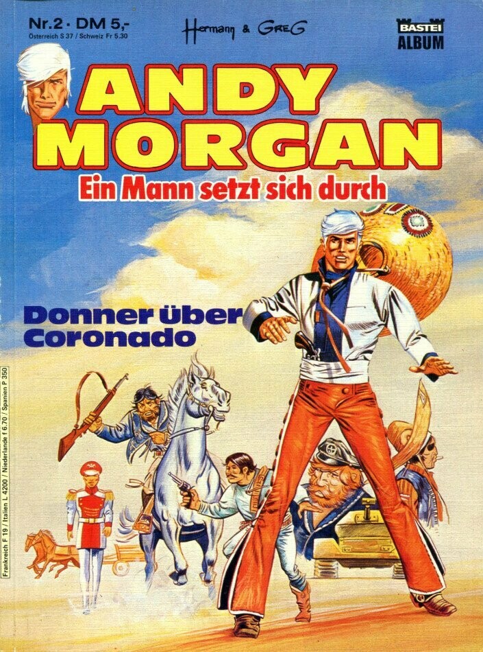 Andy Morgan 2 »Donner über Coronado« (Bastei 1985) Z. 1+