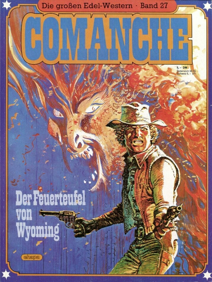 Comanche 9 »Die Feuerteufel von Wyoming« (Große Edel-Western 27, Ehapa 1983) Z. 1-2