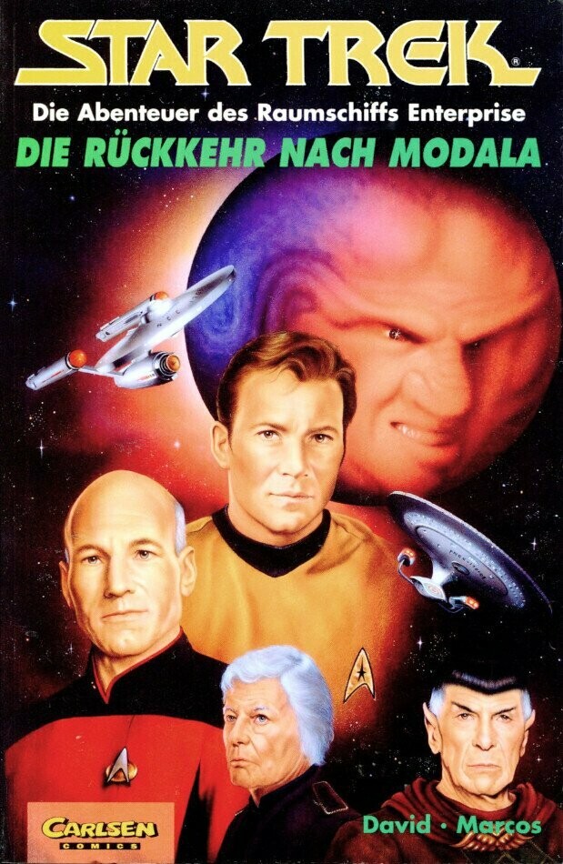 Star Trek 4 »TNG: Die Rückkehr nach Modala« (Carlsen, 1. Auflage 1995) Z. 1+