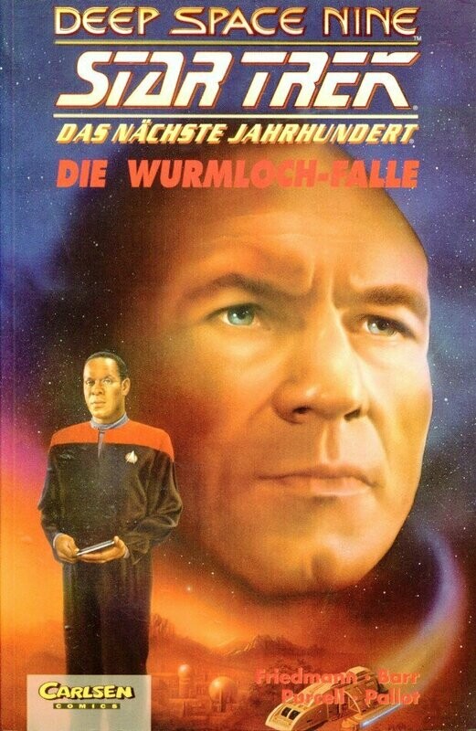 Star Trek 5 »TNG/DS9: Die Wurmloch-Falle« (Carlsen, 1. Auflage 1995) Z. 1+