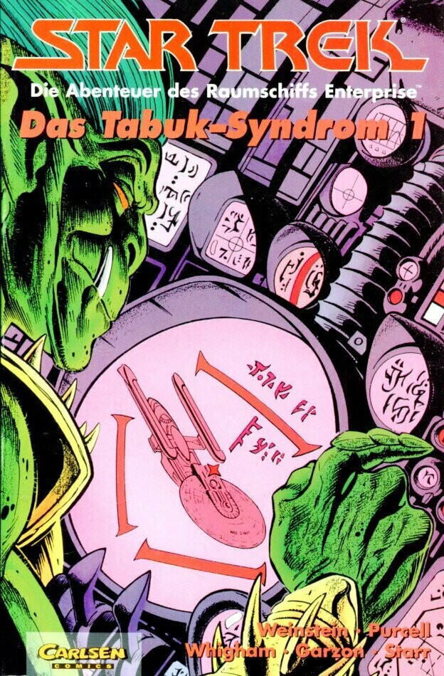 Star Trek 8 »Das Tabuk-Syndrom 1« (Carlsen, 1. Auflage 1996) Z. 1+