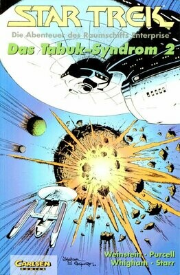 Star Trek 9 »Das Tabuk-Syndrom 2« (Carlsen, 1. Auflage 1996) Z. 1+