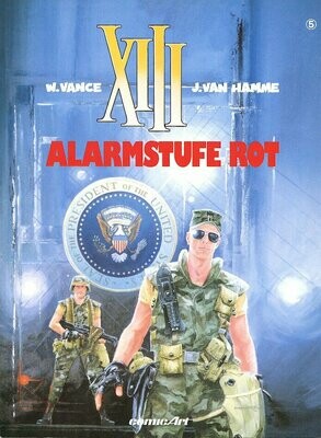 XIII 5 »Alarmstufe Rot« (Carlsen, 1. Auflage 1991) Z. 1+