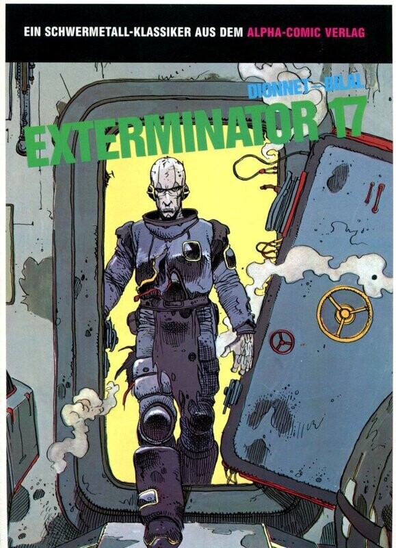 Bilal/Dionnet: »Exterminator 17« (limit. HC im Schuber, Alpha 1990) Z. 0-1