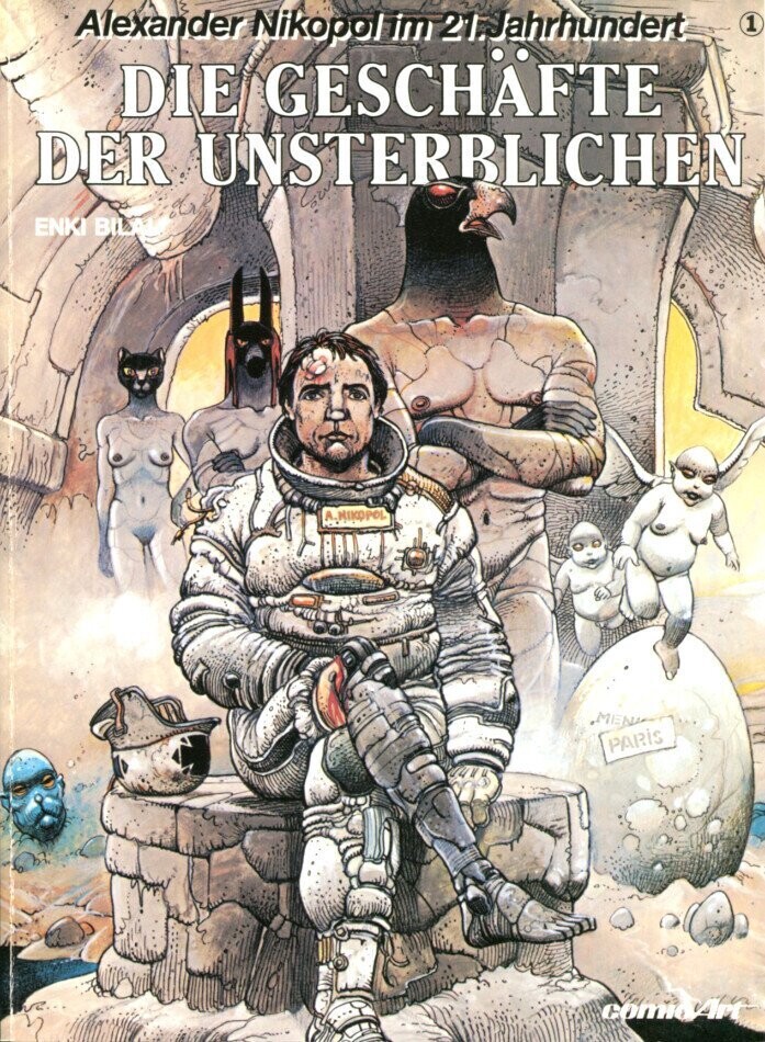 Alexander Nikopol 1 »Die Geschäfte der Unsterblichen« (Carlsen, 1. Auflage 1988) Z. 1-2