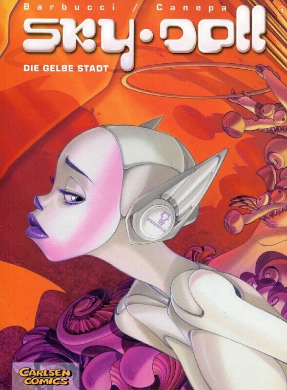 Sky Doll 1 »Die gelbe Stadt« (Variantcover, Carlsen, 1. Aufl. 2003) Z. 1+