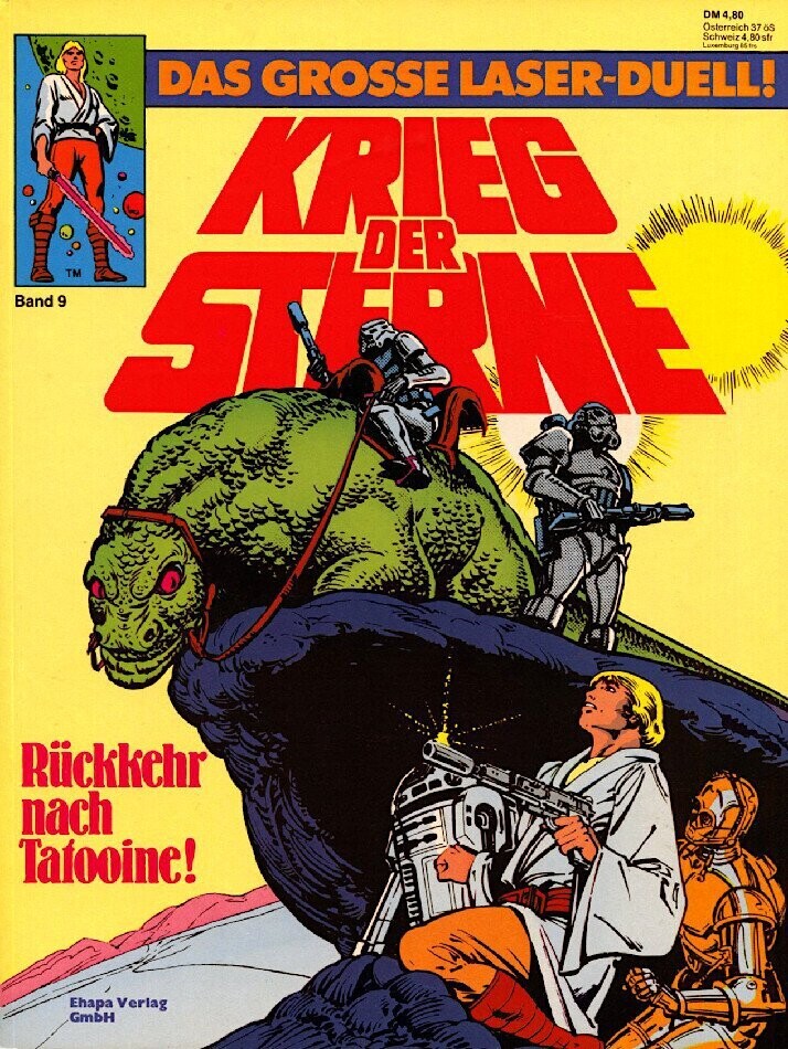 Krieg der Sterne 9 »Rückkehr nach Tatooine!« (Ehapa 1981) Z. 1