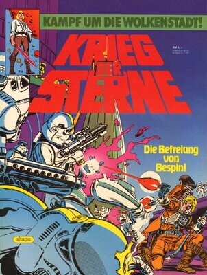 Krieg der Sterne 15 »Die Befreiung von Bespin!« (Ehapa 1983) Z. 1