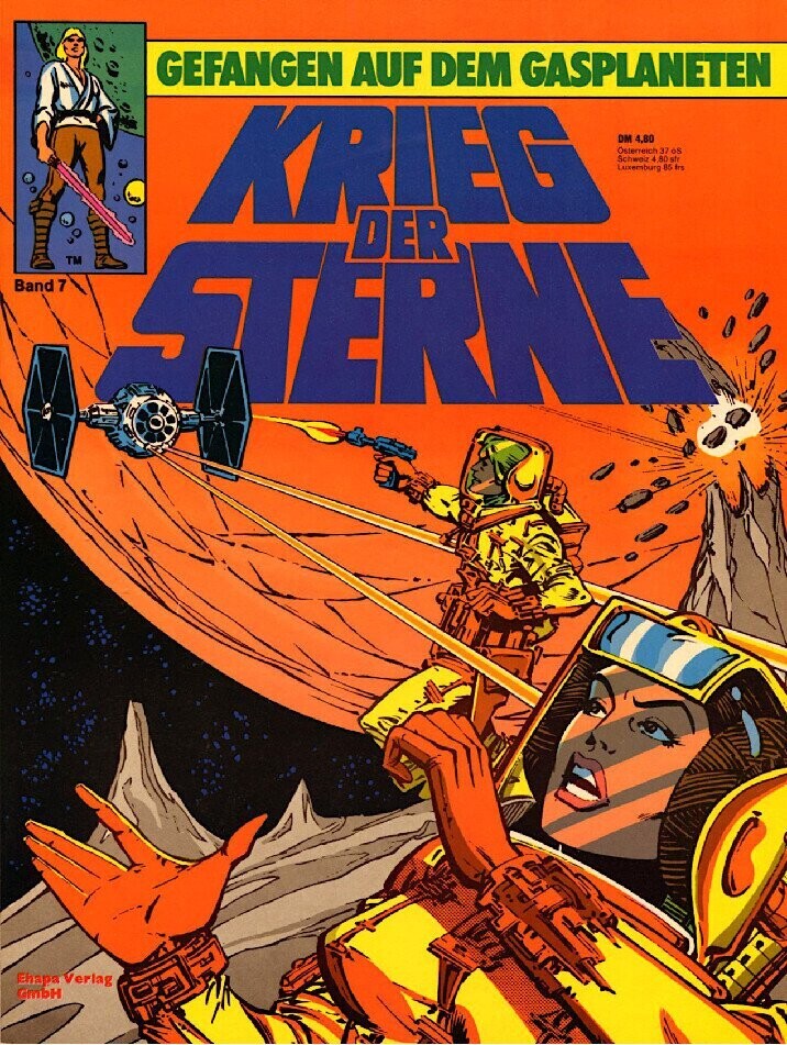 Krieg der Sterne 7 »Gefangen auf dem Gasplaneten« (Ehapa 1981) Z. 1+