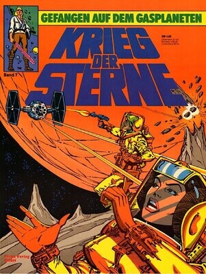 Krieg der Sterne 7 »Gefangen auf dem Gasplaneten« (Ehapa 1981) Z. 1+