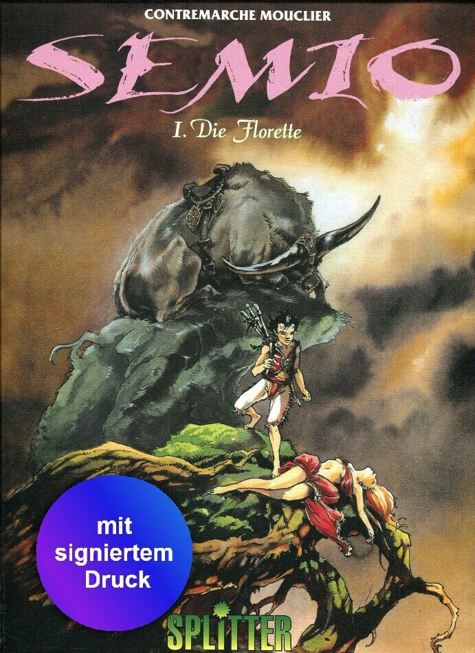 Semio 1 »Die Florette« (limit. HC mit signiertem Druck, Splitter 1998) Z. 0-1