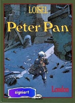 Peter Pan 1 »London« (limit. und sign. HC, Ehapa, 1. Auflage 1991) Z. 1+