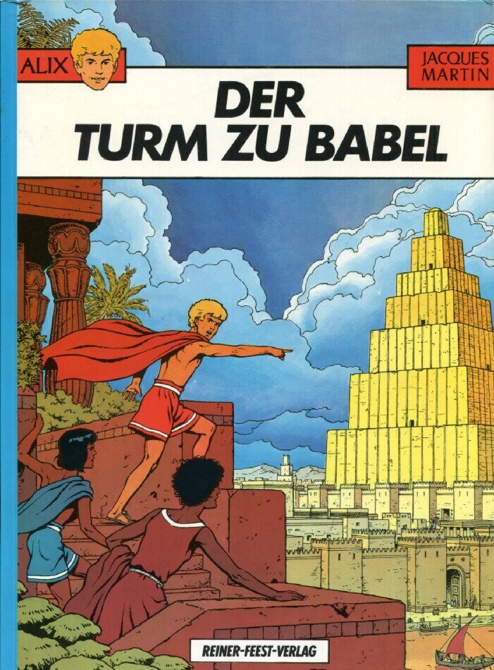 Alix 13 (16) »Der Turm zu Babel« (Feest, 1. Auflage 1988) Z. 1+