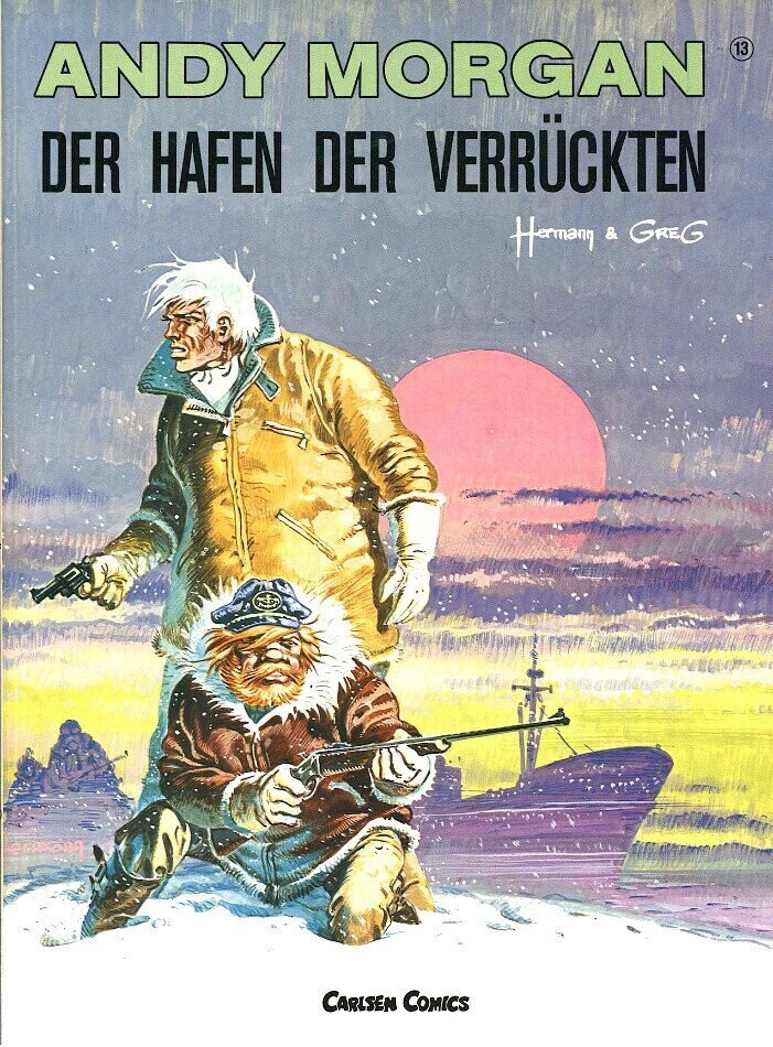 Andy Morgan 13 »Der Hafen der Verrückten« (Carlsen, 1. Auflage 1991) Z. 1+
