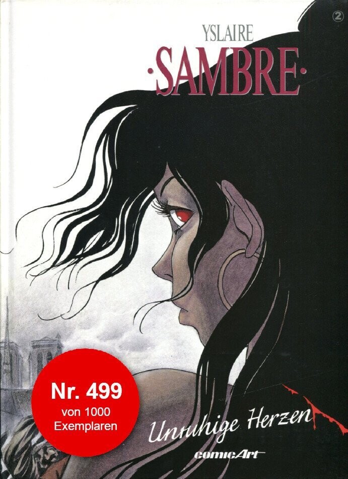 Sambre 2 »Unruhige Herzen« (limit. Hardcover, Carlsen, 1. Auflage 1992) Z.0-1